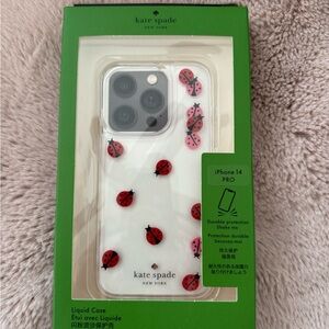 kate spade Red Ladybug iPhone 14 Pro Case